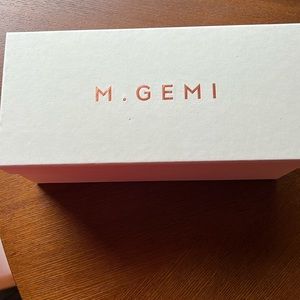M.Gemi designer driver italian suede blue shoes. Size 8